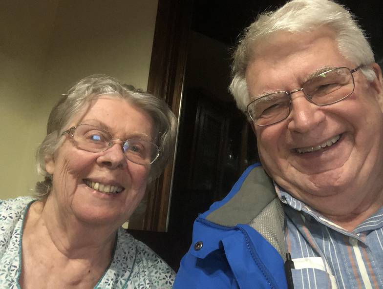 [ Gen and Joe on their 60th anniversary ]